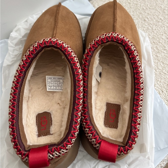 UGG Tazz Platform Slipper Chestnut Size 7 Women - Picture 3 of 11